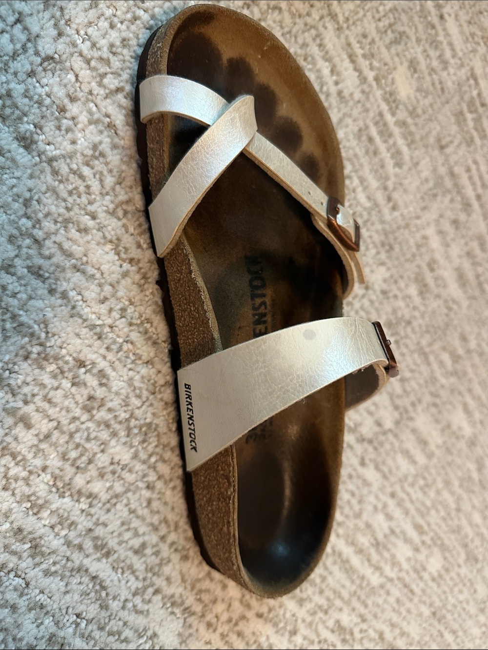 Birkenstock Mayari Birko-Flor in Graceful Pearl White - Picture 5 of 12